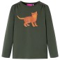 Kinder-Langarmshirt Khaki 140 Kinder-Langarmshirt Khaki 140