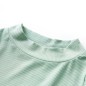 Kinder-Langarmshirt Halbrollkragen Dunkles Minzgrün 116 Kinder-Langarmshirt Halbrollkragen Dunkles Minzgrün 116