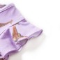 Kinderkleid mit Rüschenärmeln und Taillenband Lila 128 Kinderkleid mit Rüschenärmeln und Taillenband Lila 128
