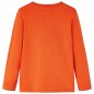 Kinder-Langarmshirt Orange 92 Kinder-Langarmshirt Orange 92