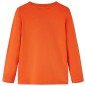 Kinder-Langarmshirt Orange 116 Kinder-Langarmshirt Orange 116