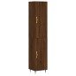 Highboard Braun Eichen-Optik 34,5x34x180 cm Holzwerkstoff Highboard Braun Eichen-Optik 34,5x34x180 cm Holzwerkstoff