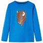 Kinder-Langarmshirt Kobaltblau 92 Kinder-Langarmshirt Kobaltblau 92
