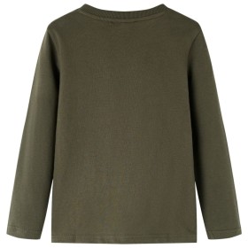Kinder-Langarmshirt Khaki 116