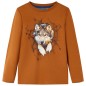 Kinder-Langarmshirt Cognac 104 Kinder-Langarmshirt Cognac 104