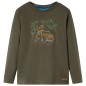 Kinder-Langarmshirt Khaki 128 Kinder-Langarmshirt Khaki 128