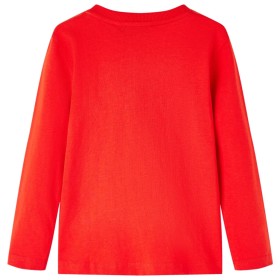 Kinder-Langarmshirt Rot 140