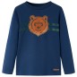 Kinder-Langarmshirt Marineblau 128 Kinder-Langarmshirt Marineblau 128