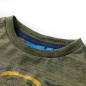 Kinder-Langarmshirt Khaki Melange 104 Kinder-Langarmshirt Khaki Melange 104