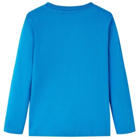 Kinder-Langarmshirt Kobaltblau 104