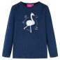 Kinder-Langarmshirt Marineblau 140 Kinder-Langarmshirt Marineblau 140