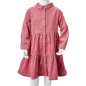 Kinderkleid mit Langen Ärmeln Cord Altrosa 128 Kinderkleid mit Langen Ärmeln Cord Altrosa 128