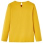 Kinder-Langarmshirt Ocker 140 Kinder-Langarmshirt Ocker 140
