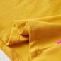 Kinder-Langarmshirt Ocker 140 Kinder-Langarmshirt Ocker 140