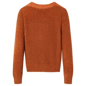 Kinderpullover Gestrickt Cognac 116