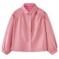 Kinderbluse mit Laternenärmeln Altrosa 116 Kinderbluse mit Laternenärmeln Altrosa 116