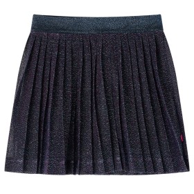 Kinderrock mit Glitzer Marineblau 104