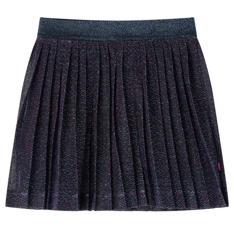 Kinderrock mit Glitzer Marineblau 104 Kinderrock mit Glitzer Marineblau 104