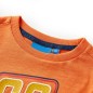 Kinder-Langarmshirt Dunkelorange 104 Kinder-Langarmshirt Dunkelorange 104
