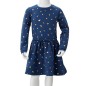 Kinderkleid mit Langen Ärmeln Marineblau 92 Kinderkleid mit Langen Ärmeln Marineblau 92