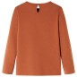 Kinder-Langarmshirt Cognac 128 Kinder-Langarmshirt Cognac 128