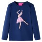 Kinder-Langarmshirt Marineblau 128 Kinder-Langarmshirt Marineblau 128