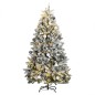 vidaXL Künstlicher Weihnachtsbaum Klappbar 300 LEDs & Kugeln 180 cm vidaXL Künstlicher Weihnachtsbaum Klappbar 300 LEDs & Kugeln 180 cm