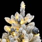 vidaXL Künstlicher Weihnachtsbaum Klappbar 300 LEDs & Kugeln 180 cm vidaXL Künstlicher Weihnachtsbaum Klappbar 300 LEDs & Kugeln 180 cm