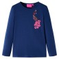 Kinder-Langarmshirt Marineblau 104 Kinder-Langarmshirt Marineblau 104