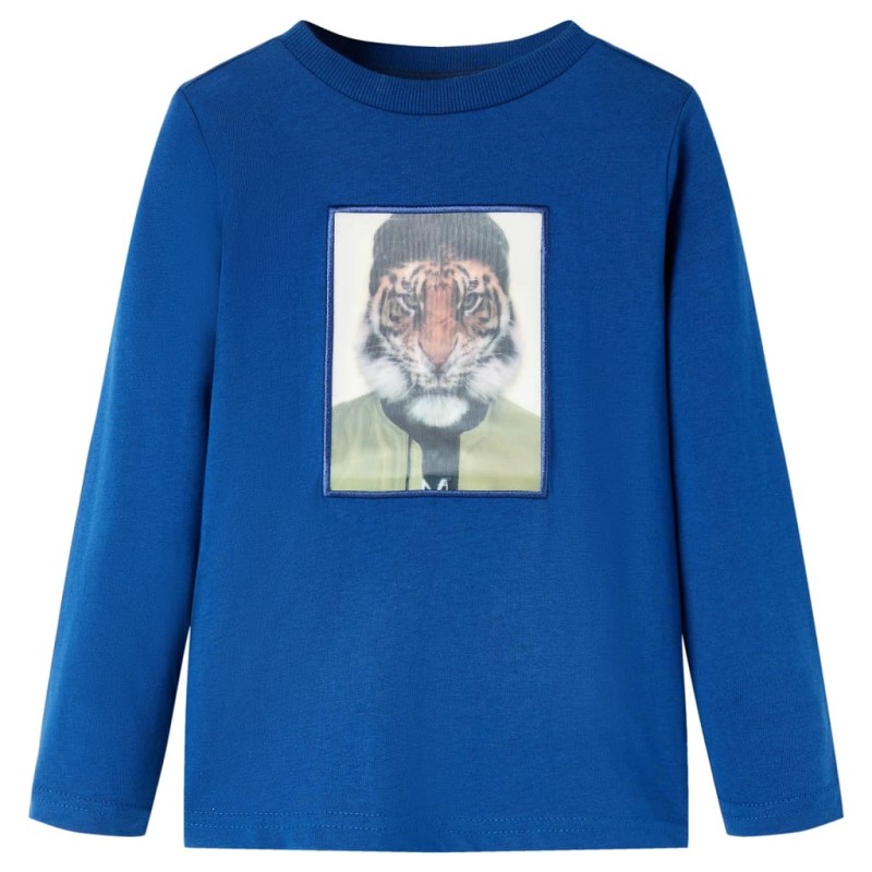 Kinder-Langarmshirt Dunkelblau 116 Kinder-Langarmshirt Dunkelblau 116
