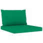 11-tlg. Garten-Lounge-Set mit Kissen Grün 11-tlg. Garten-Lounge-Set mit Kissen Grün