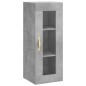 vidaXL Highboard Betongrau 34,5x34x180 cm Holzwerkstoff vidaXL Highboard Betongrau 34,5x34x180 cm Holzwerkstoff
