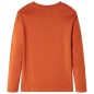 Kinder-Langarmshirt Rostbraun 92 Kinder-Langarmshirt Rostbraun 92