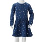 Kinderkleid mit Langen Ärmeln Marineblau 116 Kinderkleid mit Langen Ärmeln Marineblau 116