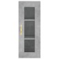 vidaXL Highboard Betongrau 34,5x34x180 cm Holzwerkstoff vidaXL Highboard Betongrau 34,5x34x180 cm Holzwerkstoff