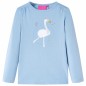 Kinder-Langarmshirt Hellblau 128 Kinder-Langarmshirt Hellblau 128