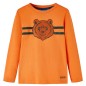 Kinder-Langarmshirt Dunkelorange 104