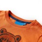 Kinder-Langarmshirt Dunkelorange 104