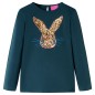 Kinder-Langarmshirt Dunkelgrün 92 Kinder-Langarmshirt Dunkelgrün 92