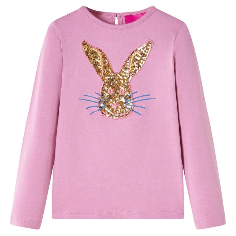Kinder-Langarmshirt Dunkelrosa 92 Kinder-Langarmshirt Dunkelrosa 92