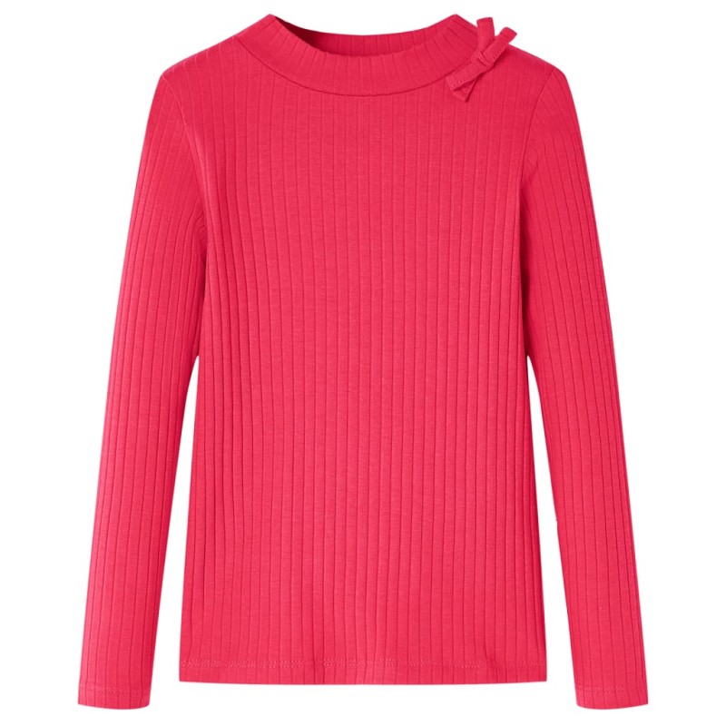 Kinder-Langarmshirt Knallrosa 92 Kinder-Langarmshirt Knallrosa 92