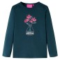 Kinder-Langarmshirt Dunkelgrün 140 Kinder-Langarmshirt Dunkelgrün 140