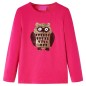 Kinder-Langarmshirt Knallrosa 116 Kinder-Langarmshirt Knallrosa 116