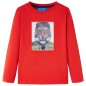 Kinder-Langarmshirt Rot 104 Kinder-Langarmshirt Rot 104