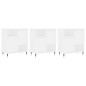 vidaXL Sideboards 3 Stk. Weiß Holzwerkstoff vidaXL Sideboards 3 Stk. Weiß Holzwerkstoff