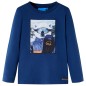 Kinder-Langarmshirt Jeansblau 116 Kinder-Langarmshirt Jeansblau 116