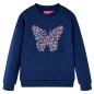 Kinder-Sweatshirt Marineblau 140 Kinder-Sweatshirt Marineblau 140