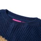 Kinderpullover Gestrickt Marineblau 128 Kinderpullover Gestrickt Marineblau 128