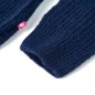 Kinderpullover Gestrickt Marineblau 128 Kinderpullover Gestrickt Marineblau 128