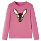 Kinder-Langarmshirt Himbeerrosa 140 Kinder-Langarmshirt Himbeerrosa 140